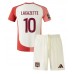 Olympique Lyonnais Alexandre Lacazette #10 Tredjedraktsett Barn 2024-25 Kortermet (+ Korte bukser)